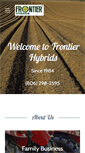 Mobile Screenshot of frontierhybrids.com